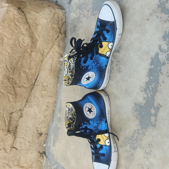 The Simpsons x Chuck Taylor All Star High 'Homer D'oh!' Men 6 Women 8 High Tops - Picture 8 of 14